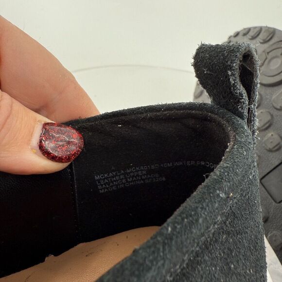 Blondo Women Mckayla Waterproof Sneaker Chunky Slip On Chain Black Suede Size 10 - Picture 11 of 13